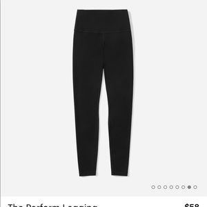 Everlane perform leggings; high waisted.